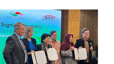 Image on Mo U IFRA abd AFFI on Patchouli project in Indonesia 2023